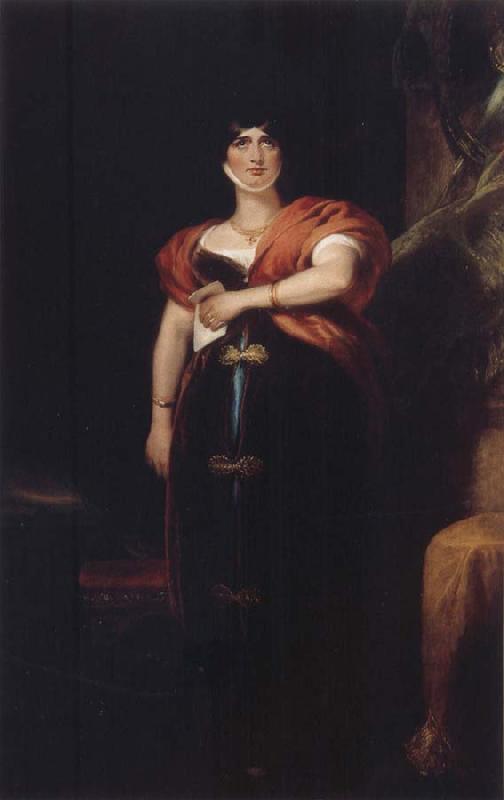 George Henry Harlow Sarah Siddons as Lady Macbeth Germany oil painting art